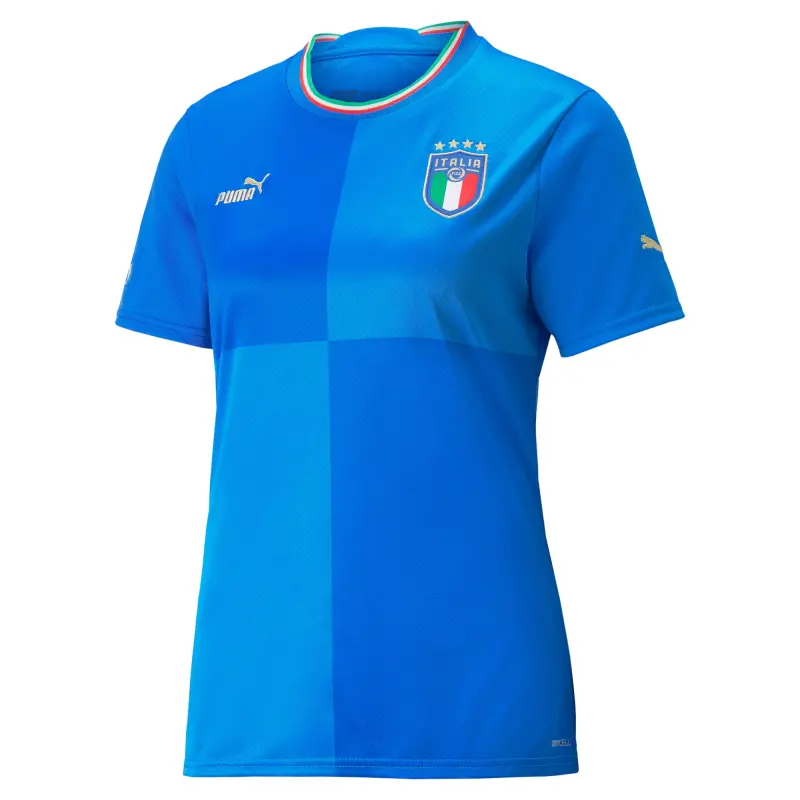 US Football Jerseys Italy National Team Puma Women’s 2022/23 Home Replica Blank Jersey – Blue– Official NFL Jerseys & Sportswear