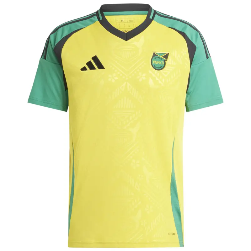 US Football Jerseys Jamaica National Team adidas 2024 Home Replica Jersey – Yellow– Official NFL Jerseys & Sportswear