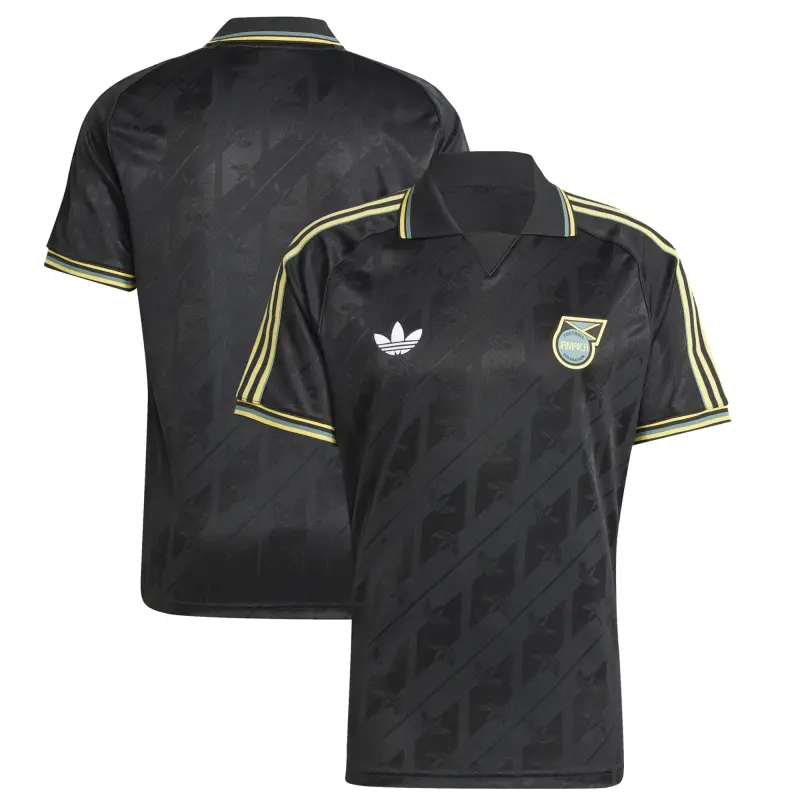 US Football Jerseys Jamaica National Team adidas Originals Lifestyler Jersey – Black– Official NFL Jerseys & Sportswear