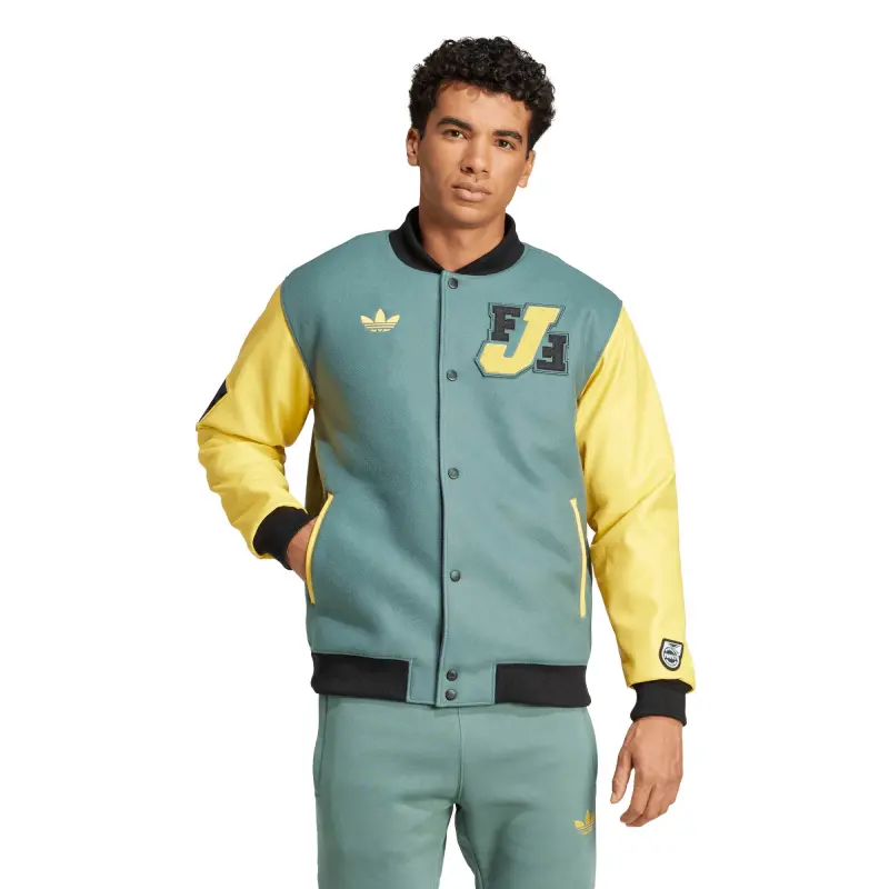 US Football Jerseys Jamaica National Team adidas Varsity Pack Full-Snap Jacket – Green– Official NFL Jerseys & Sportswear