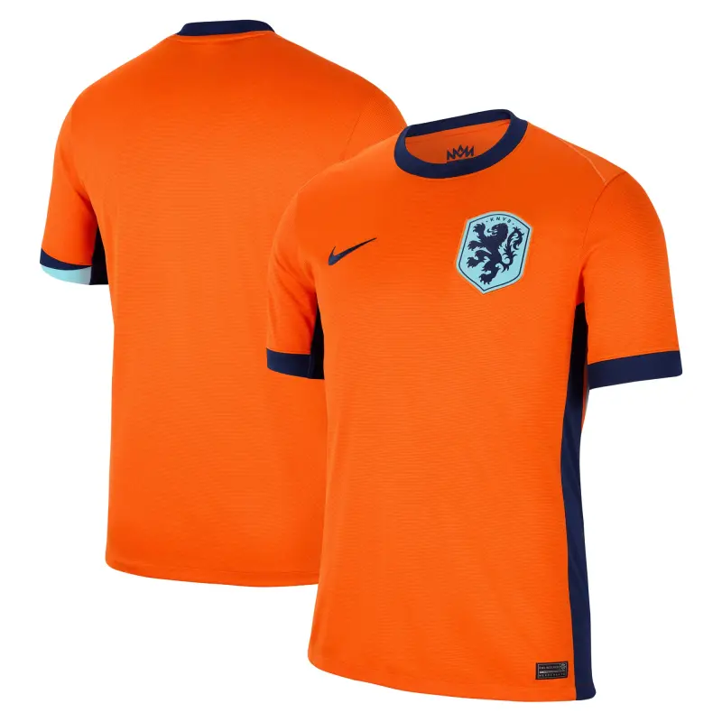 US Football Jerseys Netherlands National Team Nike 2024 Home Replica Blank Jersey – Orange– Official NFL Jerseys & Sportswear