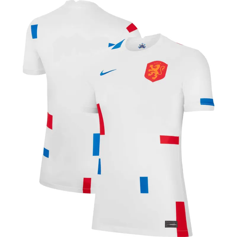 US Football Jerseys Netherlands Women’s National Team Nike Women’s 2022/23 Away Replica Blank Jersey – White– Official NFL Jerseys & Sportswear