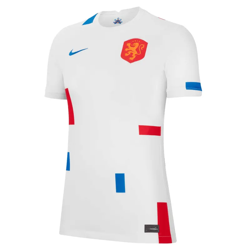 US Football Jerseys Netherlands Women’s National Team Nike Women’s 2022/23 Away Replica Blank Jersey – White– Official NFL Jerseys & Sportswear