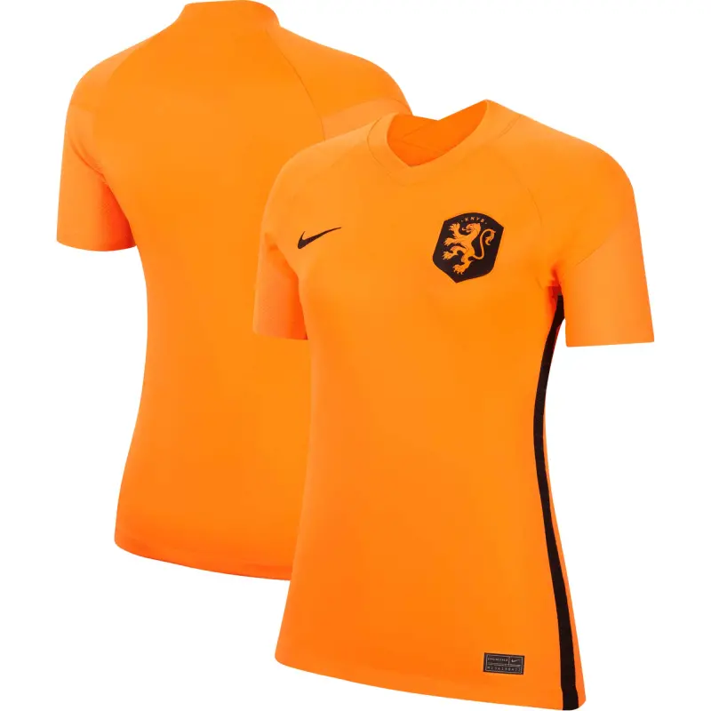 US Football Jerseys Netherlands Women’s National Team Nike Women’s 2022/23 Home Replica Blank Jersey – Orange– Official NFL Jerseys & Sportswear