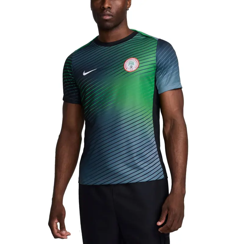 US Football Jerseys Nigeria National Team Nike 2024 Academy Pro Pre-Match Top – Gray– Official NFL Jerseys & Sportswear