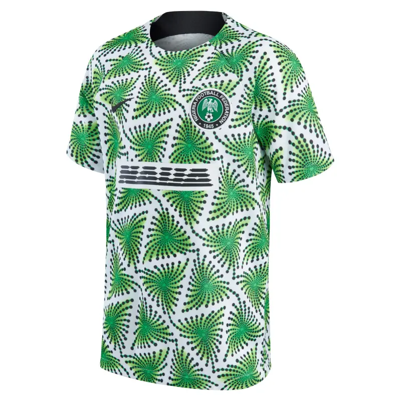 US Football Jerseys Nigeria National Team Nike Youth Pre-Match Top – White– Official NFL Jerseys & Sportswear