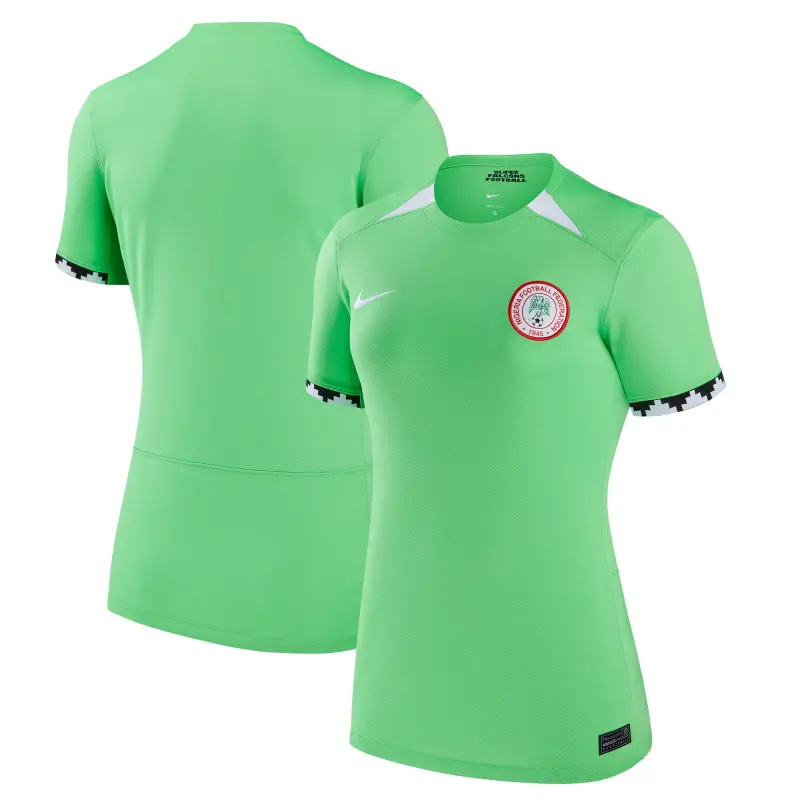 US Football Jerseys Nigeria Women’s National Team Nike Women’s 2023 Home Stadium Replica Jersey – Green– Official NFL Jerseys & Sportswear