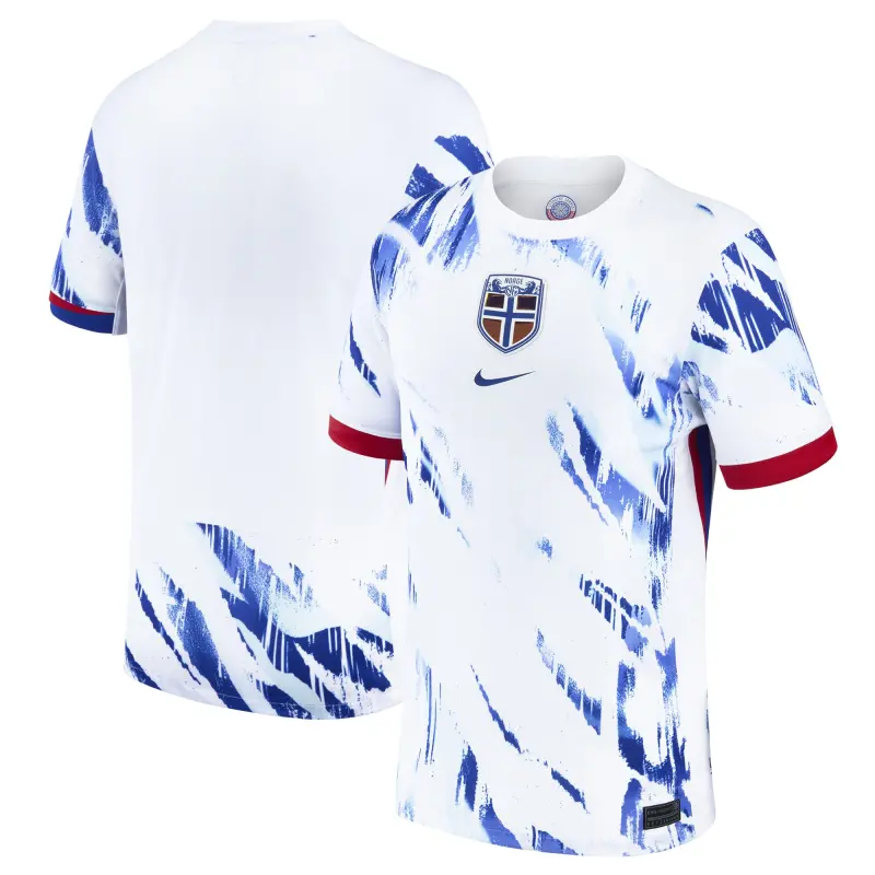 US Football Jerseys Norway National Team Nike 2024 Away Replica Blank Jersey – White– Official NFL Jerseys & Sportswear
