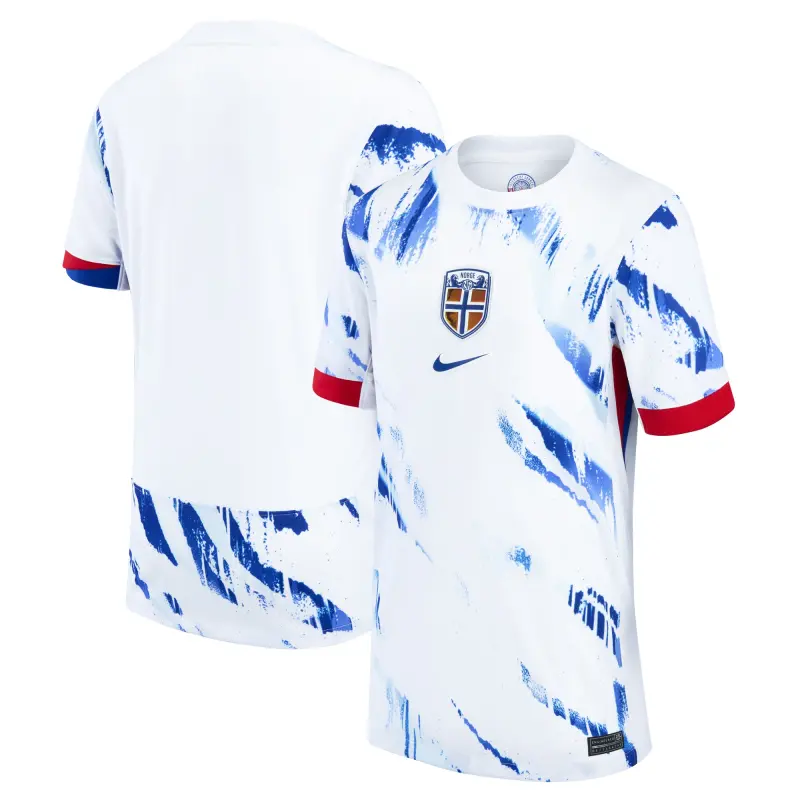 US Football Jerseys Norway National Team Nike Youth 2024 Away Replica Blank Jersey – White– Official NFL Jerseys & Sportswear