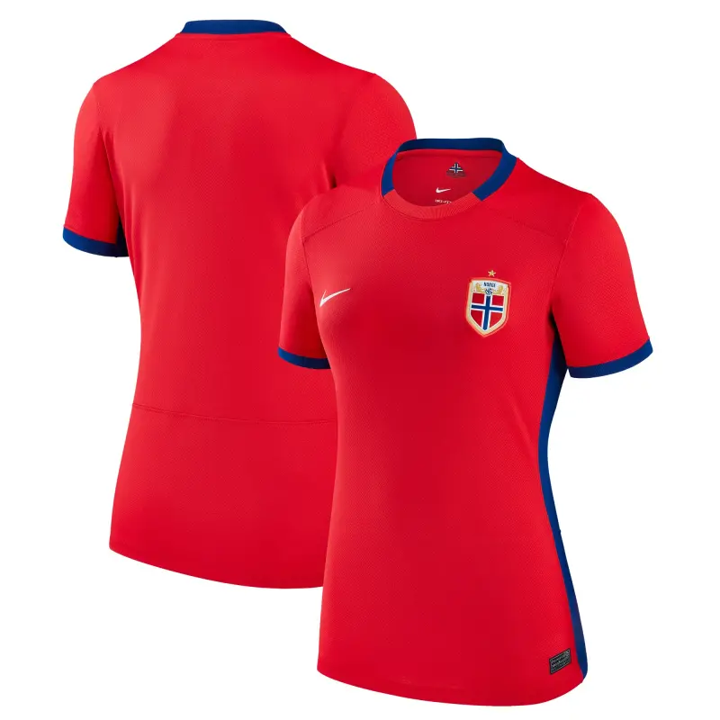 US Football Jerseys Norway Women’s National Team Nike Women’s 2023 Home Stadium Replica Jersey – Red– Official NFL Jerseys & Sportswear