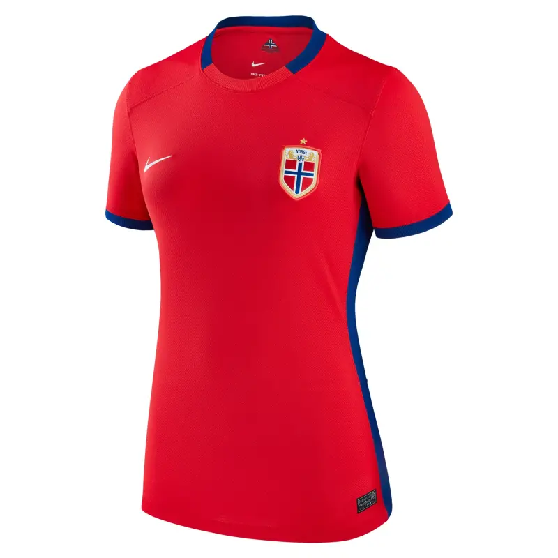 US Football Jerseys Norway Women’s National Team Nike Women’s 2023 Home Stadium Replica Jersey – Red– Official NFL Jerseys & Sportswear