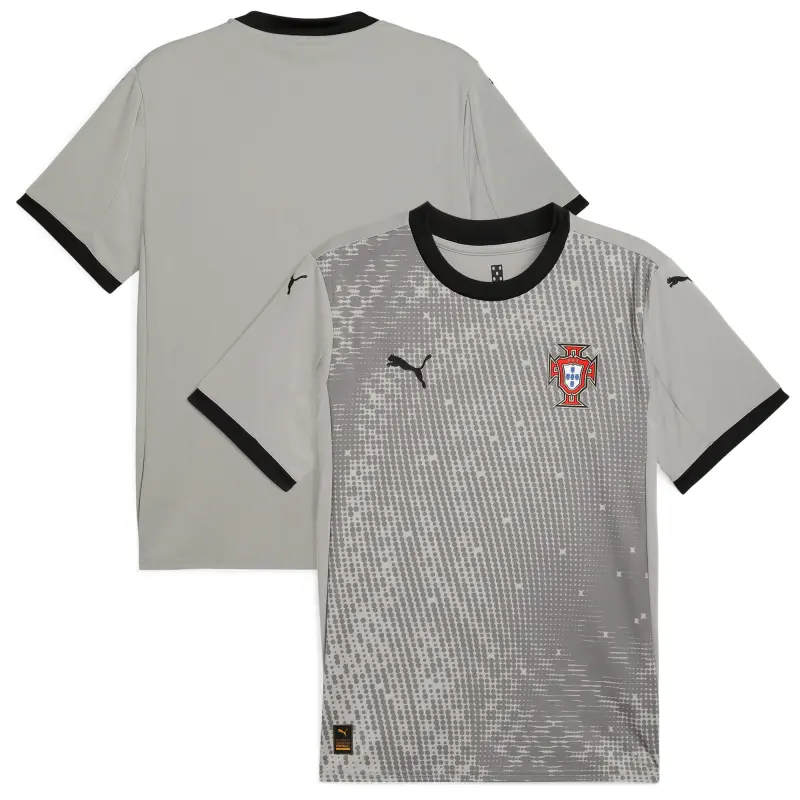 US Football Jerseys Portugal National Team Puma 2025 Goalkeeper Jersey – Gray– Official NFL Jerseys & Sportswear
