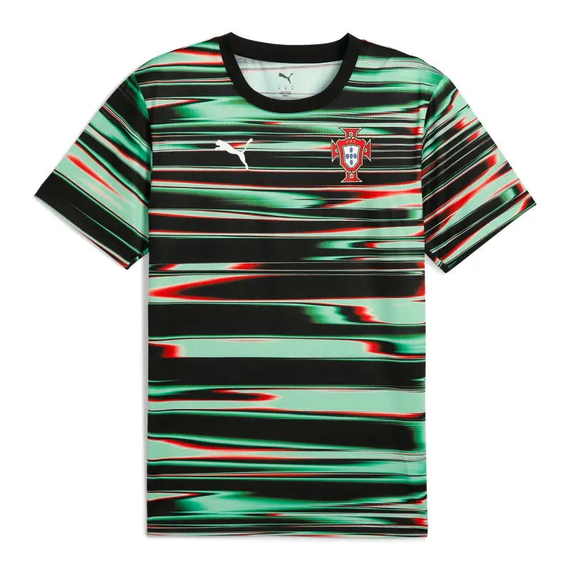 US Football Jerseys Portugal National Team Puma 2025 Pre-Match Training Jersey – Black– Official NFL Jerseys & Sportswear