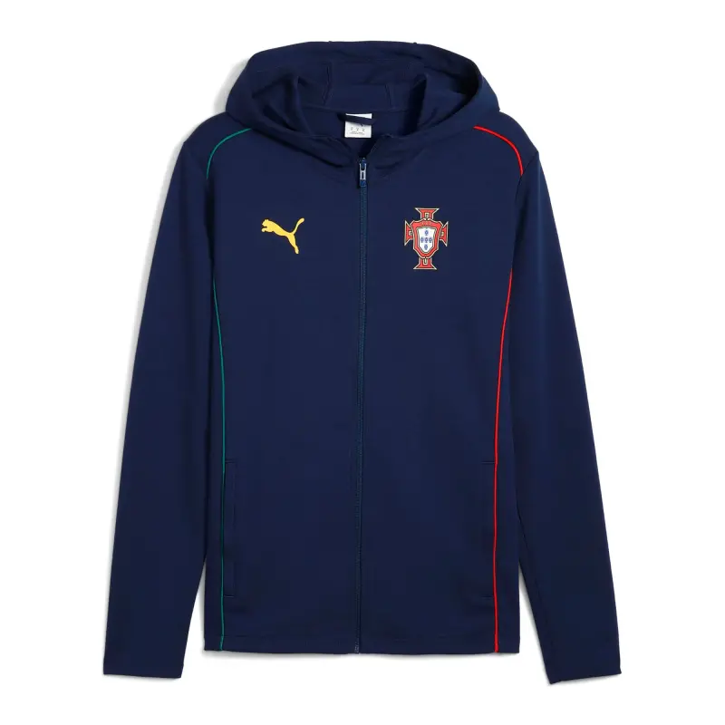 US Football Jerseys Portugal National Team Puma Casuals Full-Zip Hoodie – Navy– Official NFL Jerseys & Sportswear