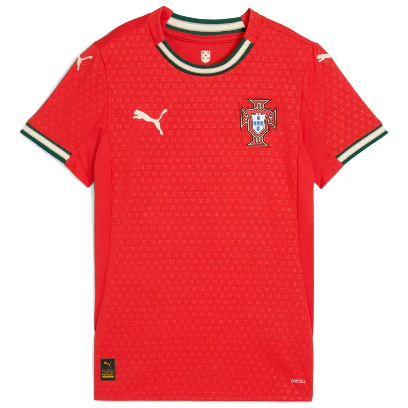 US Football Jerseys Portugal National Team Puma Women’s 2025 Home Replica Jersey – Red– Official NFL Jerseys & Sportswear