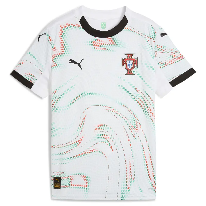 US Football Jerseys Portugal National Team Puma Youth 2025 Away Replica Jersey – White– Official NFL Jerseys & Sportswear