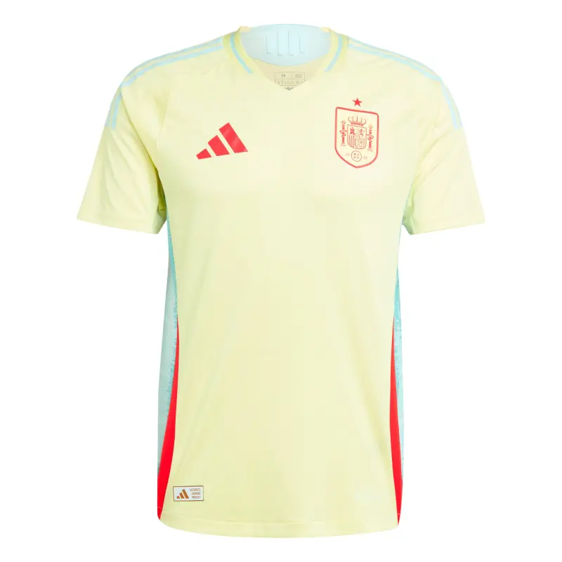 US Football Jerseys Spain National Team adidas 2024 Away Authentic Jersey – Yellow– Official NFL Jerseys & Sportswear