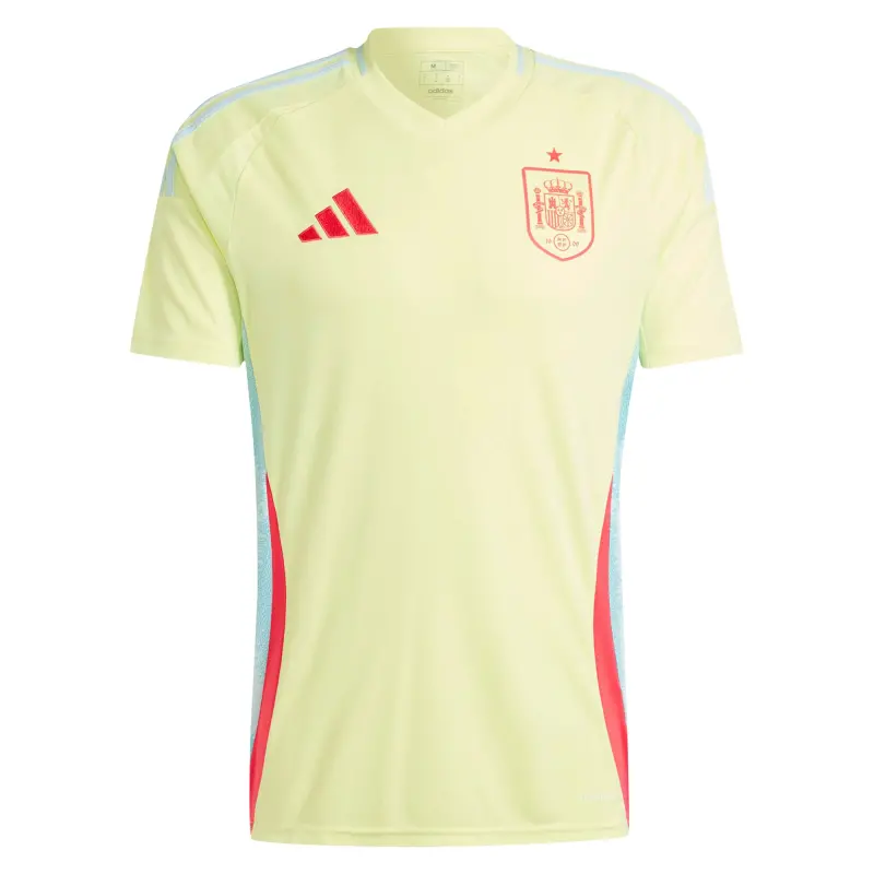 US Football Jerseys Spain National Team adidas 2024 Away Replica Jersey – Yellow– Official NFL Jerseys & Sportswear