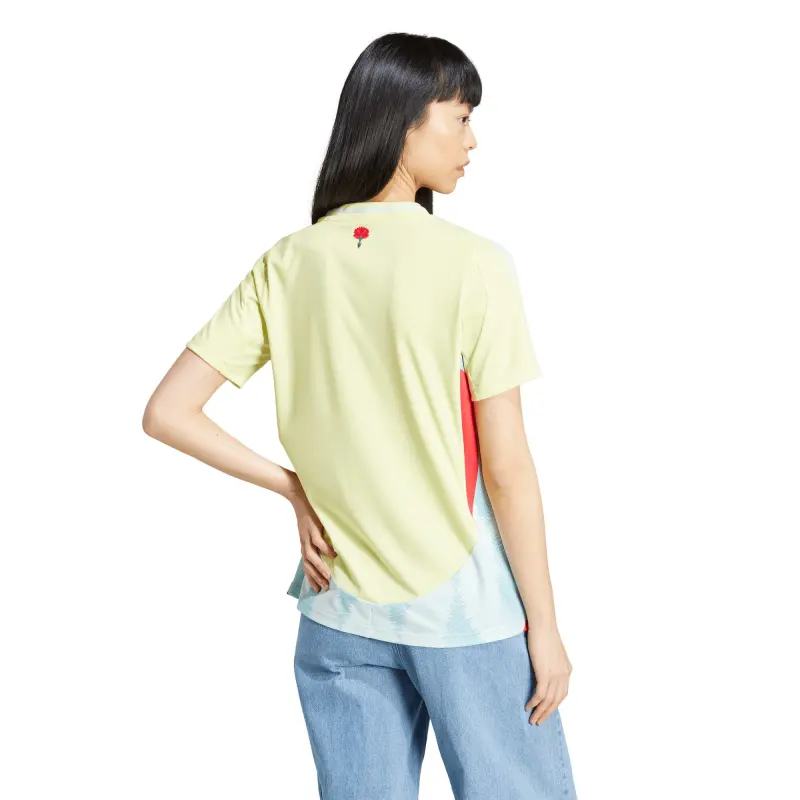 US Football Jerseys Spain National Team adidas Women’s 2024 Away Replica Jersey – Yellow– Official NFL Jerseys & Sportswear