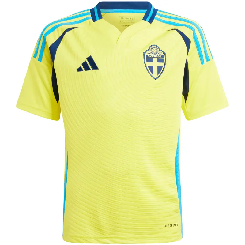 US Football Jerseys Sweden National Team adidas Youth 2024 Home Replica Jersey – Yellow– Official NFL Jerseys & Sportswear