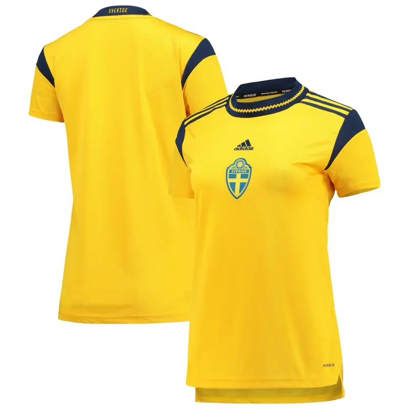 US Football Jerseys Sweden Women’s National Team adidas Women’s 2022 Replica Jersey – Yellow– Official NFL Jerseys & Sportswear
