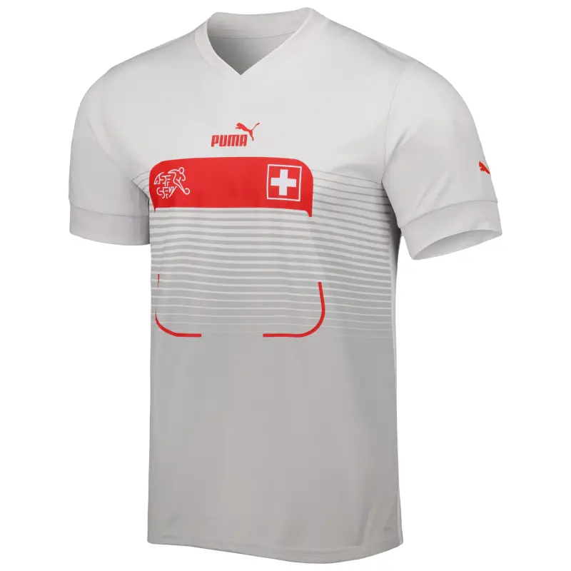 US Football Jerseys Switzerland National Team Puma 2022/23 Away Replica Jersey – White– Official NFL Jerseys & Sportswear