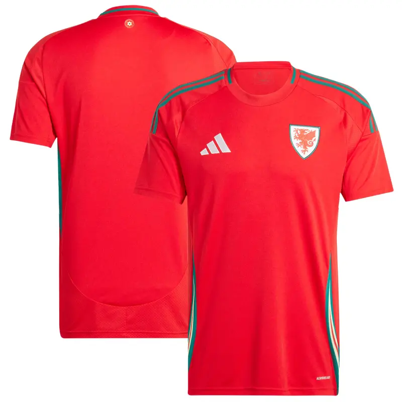 US Football Jerseys Wales National Team adidas 2024 Home Replica Jersey – Scarlet– Official NFL Jerseys & Sportswear