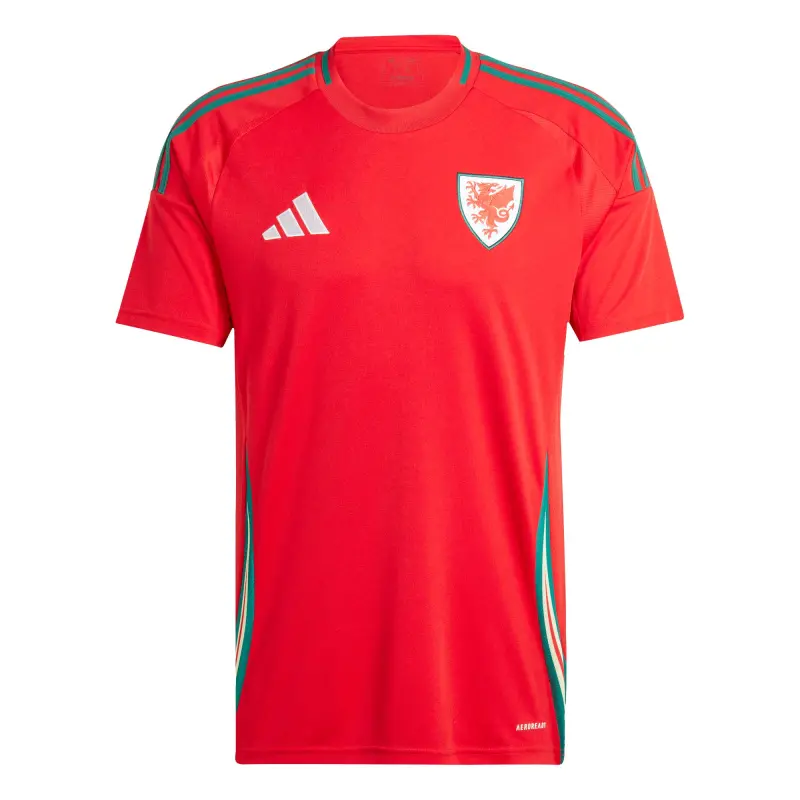 US Football Jerseys Wales National Team adidas 2024 Home Replica Jersey – Scarlet– Official NFL Jerseys & Sportswear